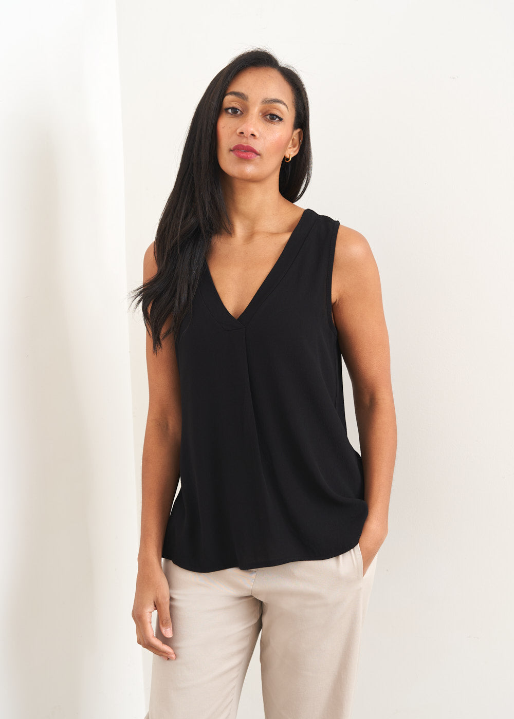 black Celia tank top