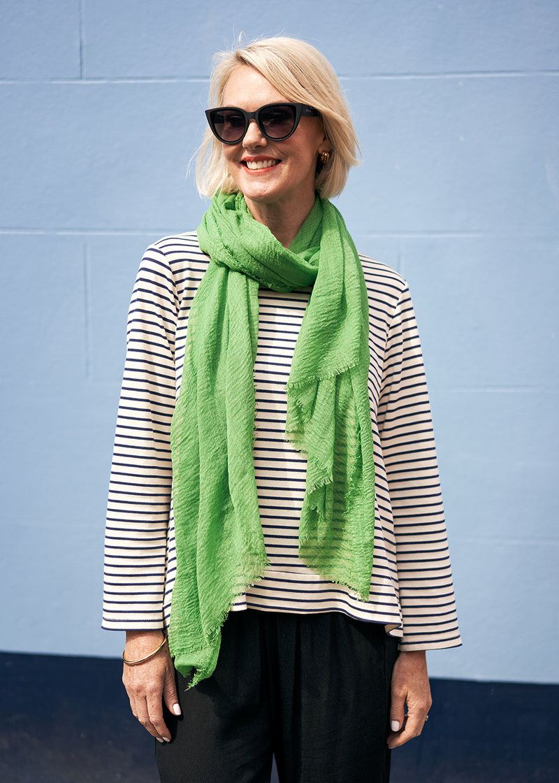 SYNTHIA SOFT SCARF - GREEN