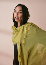 MALINA BAMBOO SCARF - OLIVE