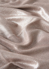 Pale blush metallic scarf