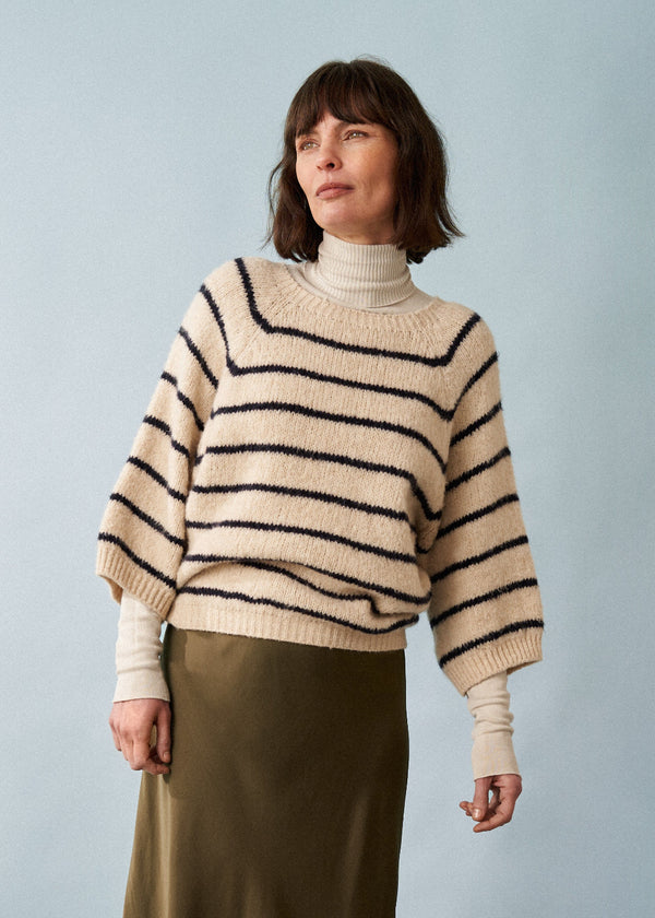 MAUD STRIPE SWEATER