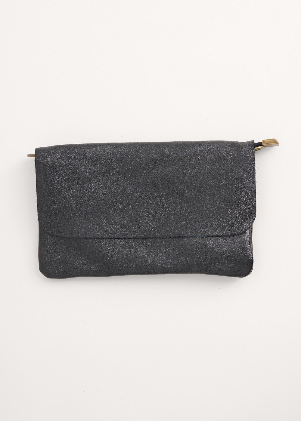 Colette Metallic Clutch Bag - Black | Accessories | BUSBY & FOX