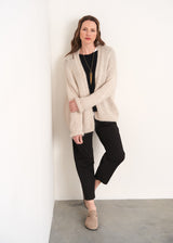 Soft oatmeal chunky cardigan