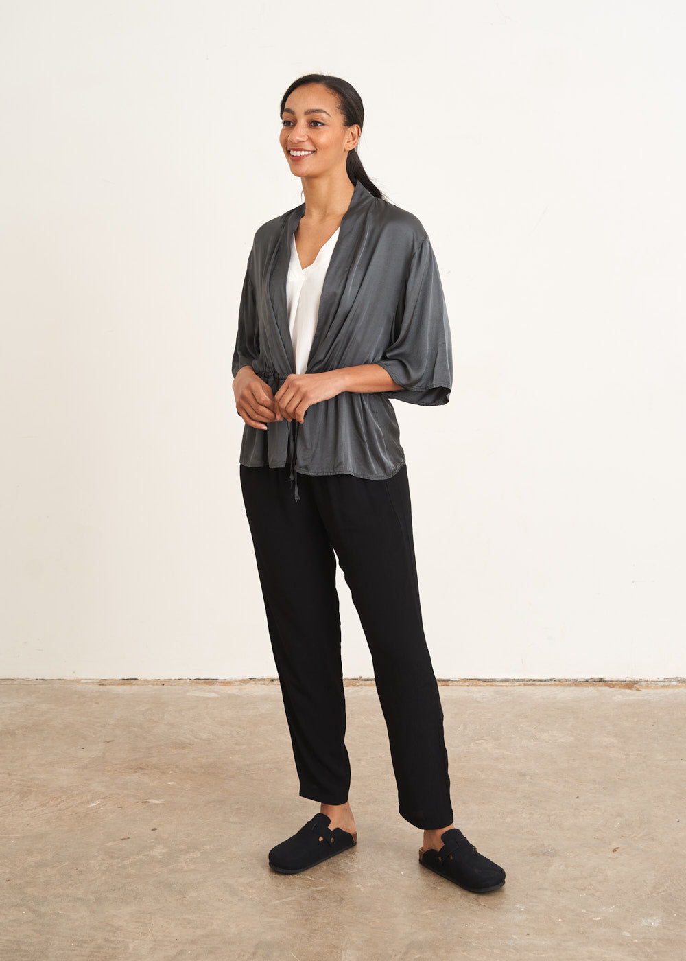 Erin Satin Jacket | Jackets and Coats | BUSBY & FOX