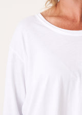 White relaxed t-shirt