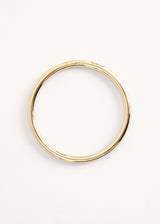 Simple gold bangle bracelet