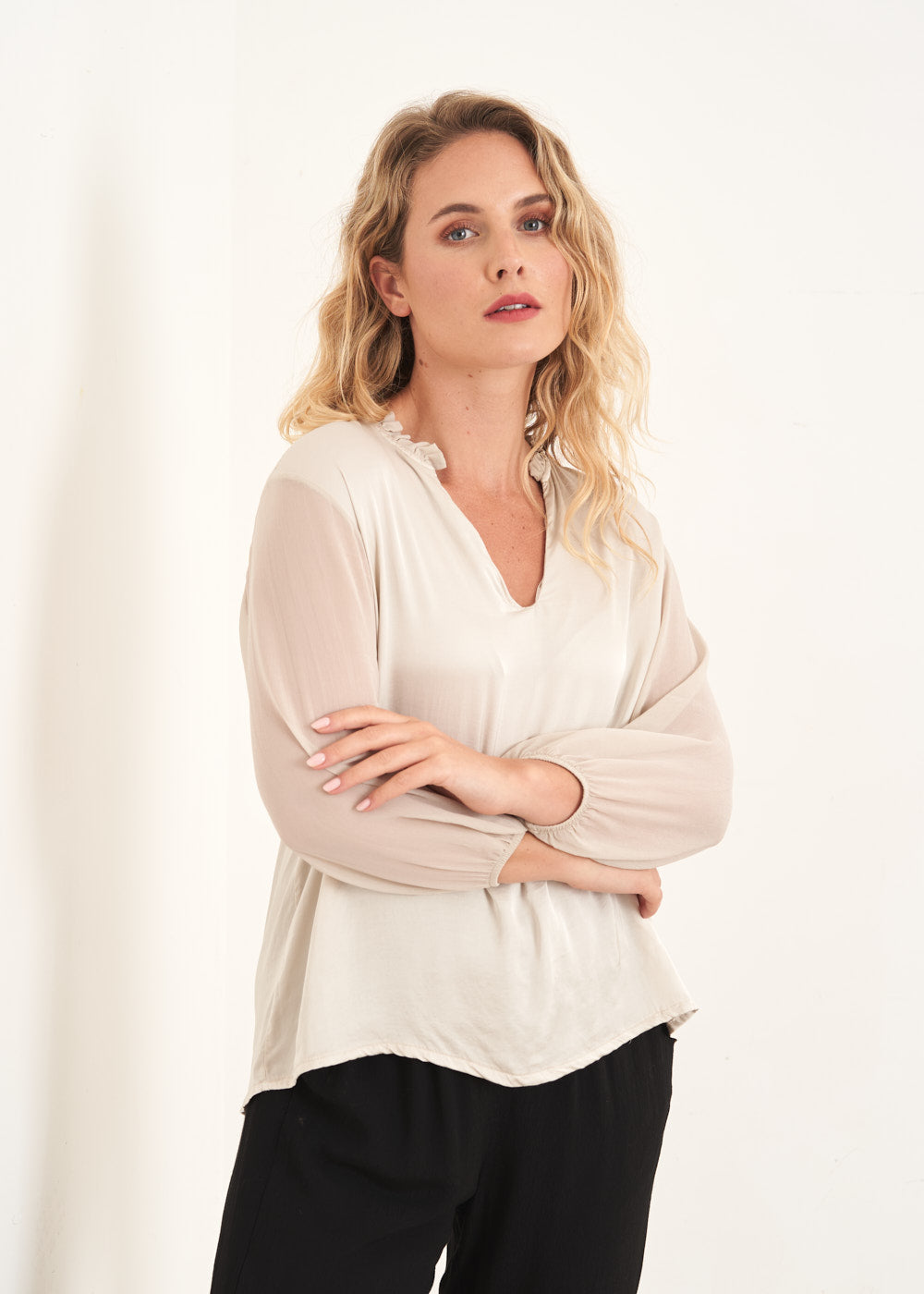 Hester 3/4 Sleeve Top | Tops and Blouses | BUSBY & FOX