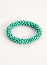 Bright emerald crystal bracelet