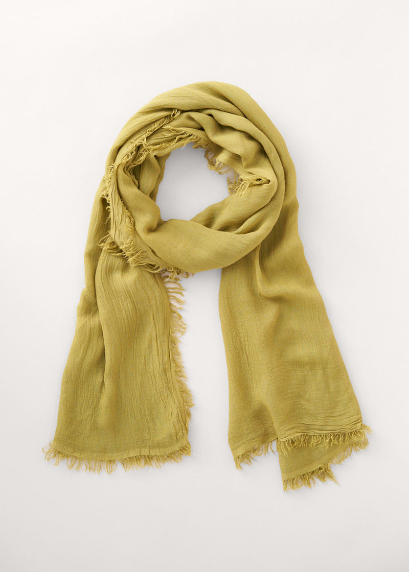 MALINA BAMBOO SCARF - OLIVE