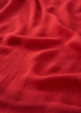 Light bamboo red scarf