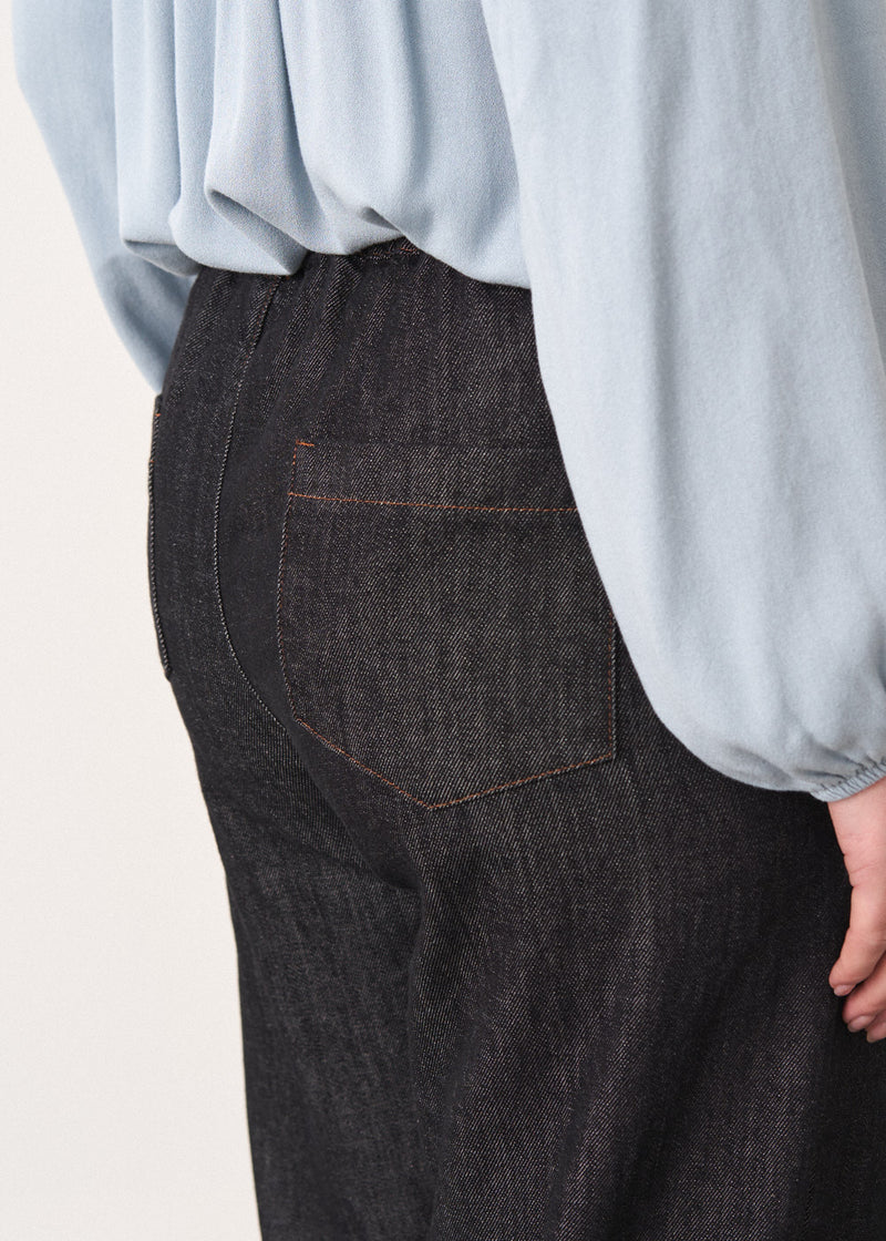 Dark grey chambray trousers