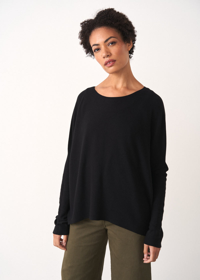 Quinn scoop neck cashmere blend sweater size selling S