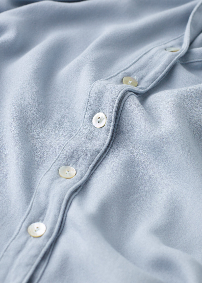 Pale blue long sleeve shirt