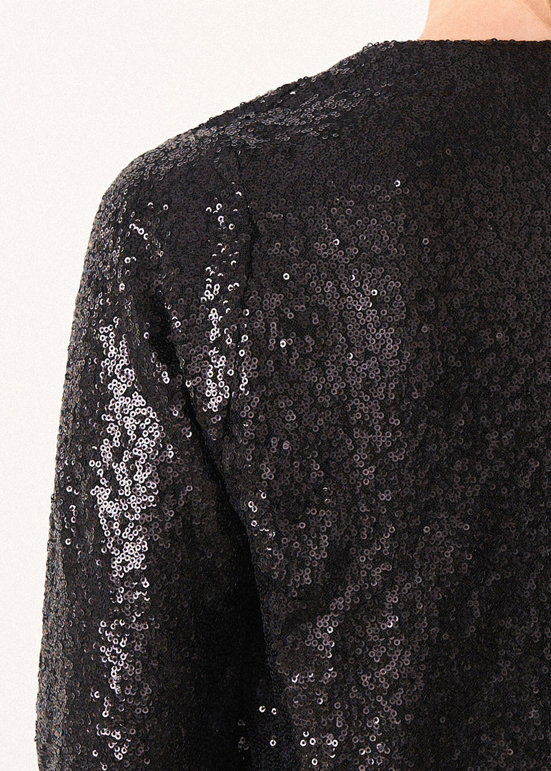 Black sequin jacket