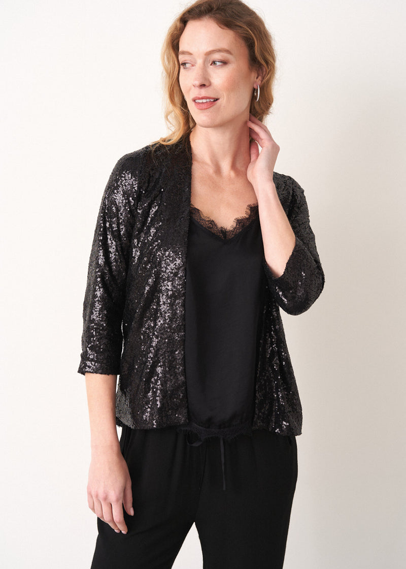 Black sequin jacket