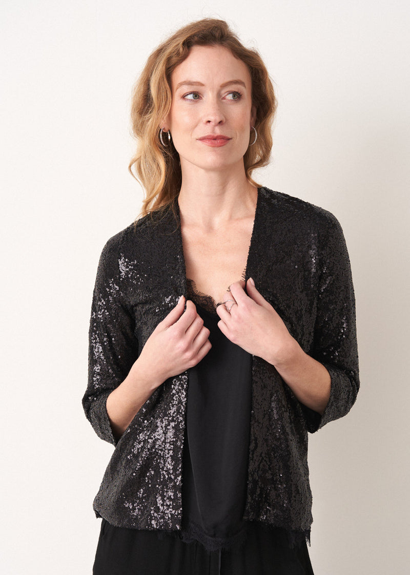 Black sequin jacket