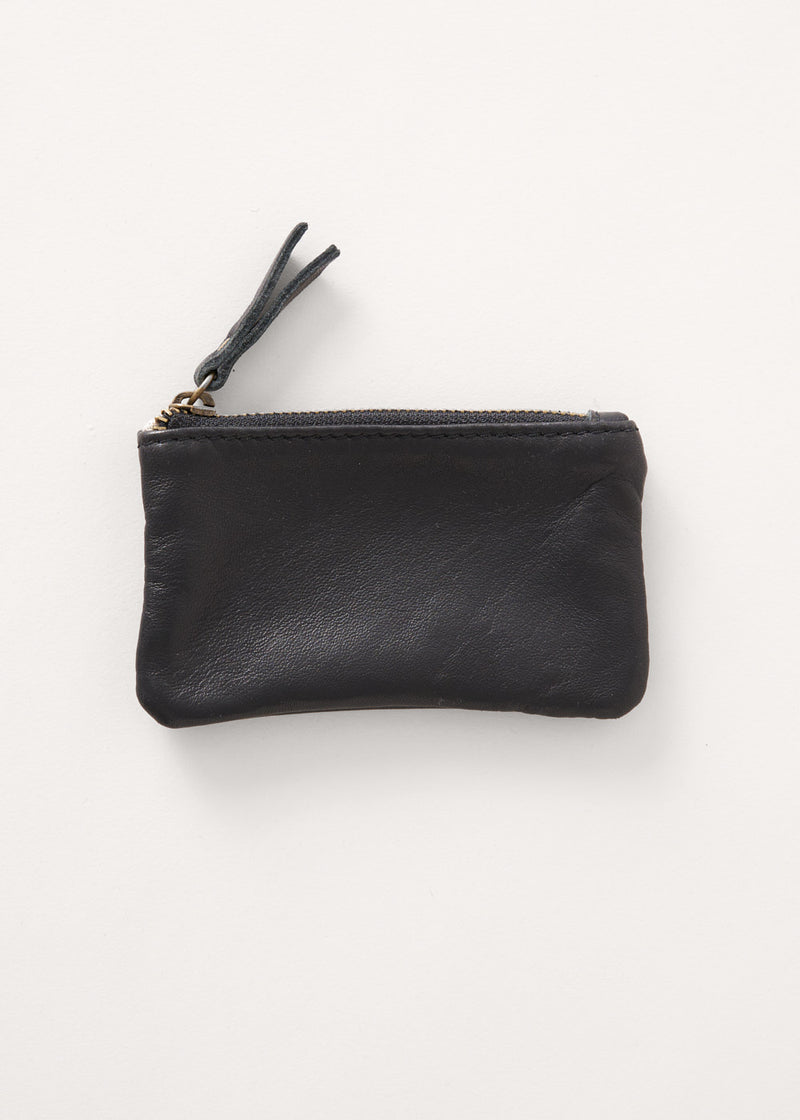 Black leather purse hotsell