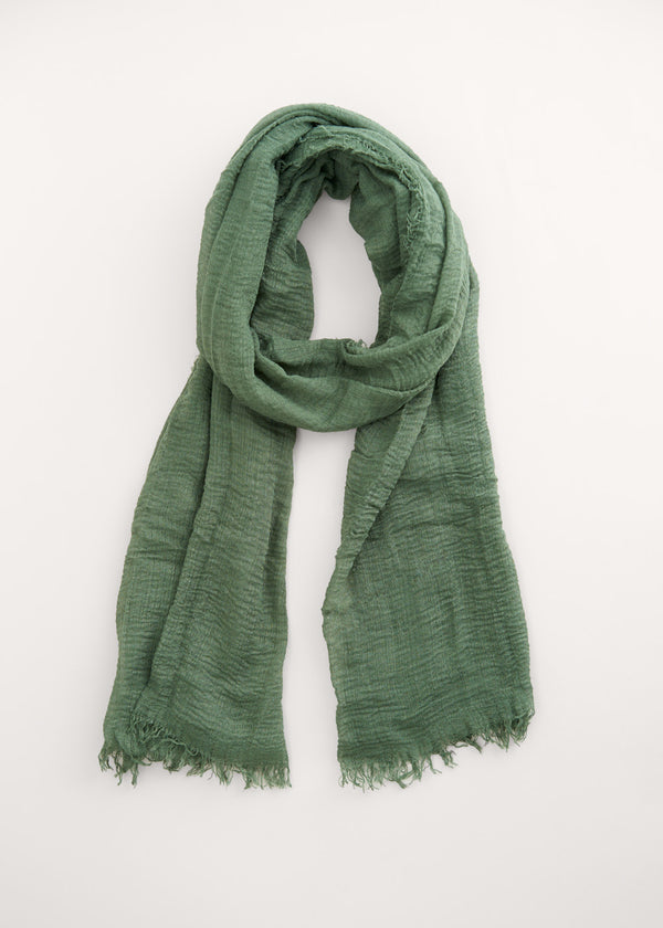 Forest green scarf