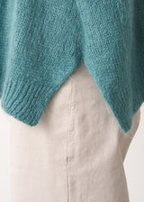 Aqua wool blend loose fit sweater