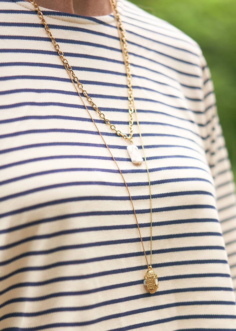 ARIANNA PEARL DROP NECKLACE