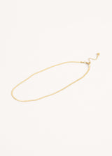 Gold simple chain necklace